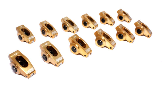Ultra-Gold Break-In Rocker Arms for Chevy; 7/16" Stud, 1.3 Ratio