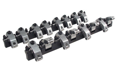 BB Chevy RHS Pro Action Aluminum and Iron 320/360 Runner 1.7/1.7 .000/.000 Shaft Mounted Rocker System