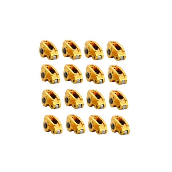 Ultra-Gold ARC Series Aluminum Rocker Arms for Chevy; 3/8" Stud, 1.6 Ratio