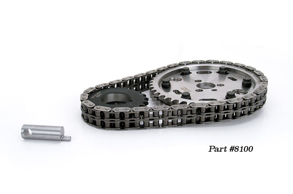 Ultimate Adjustable Billet Timing Set for Raised Cam SBC/Oldsmobile