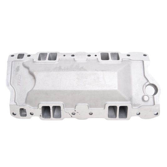 Edelbrock Performer Air-Gap Intake Manifold for 1955-86 Small-Block Chevy, Polished Finish