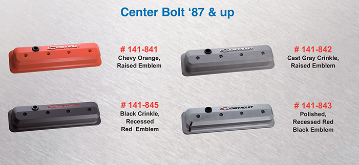 SBC Valve Covers / Center Bolt 87 & Up