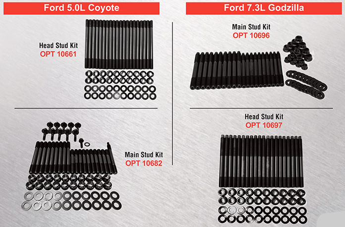 Ford coyote & Godzilla / Main Stud & Head Stud Kits / Opti Torque