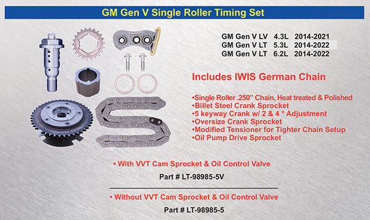 Chevy Timing Kit Gen V Single Roller Sets