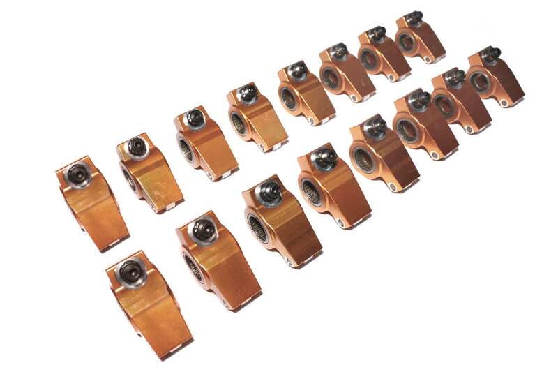 Shaft Mount Aluminum Roller Rocker Arms for Chrysler; 1.6 Ratio
