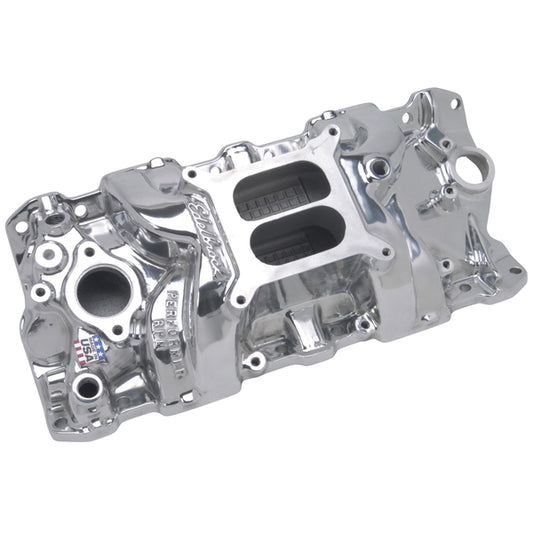 Edelbrock Performer RPM Small Block Chevy Polished Intake Manifold