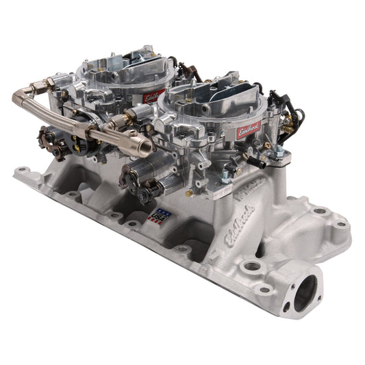 Edelbrock RPM Dual-Quad manifold and carb Kit for Small-Block Ford 289-302