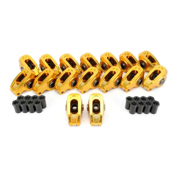 Ultra-Gold ARC Series Aluminum Rocker Arms for Pontiac; 7/16" Stud, 1.65 Ratio