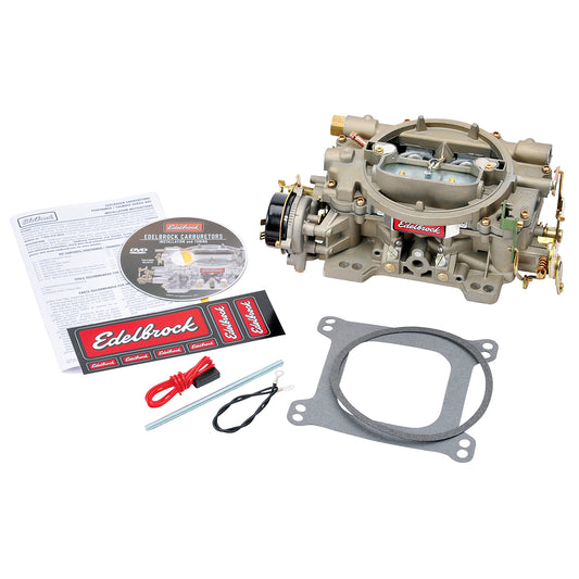 Edelbrock Marine Carb 600 CFM With Electric Choke, Zinc-Dichromate Finish (Non-EGR)