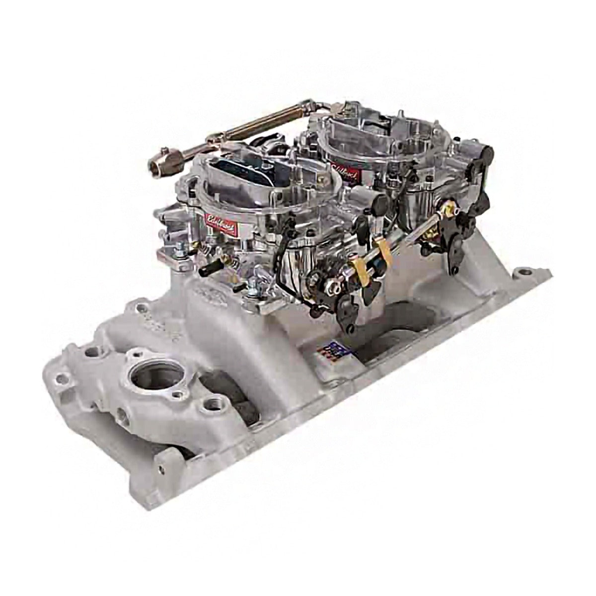 Edelbrock RPM Dual-Quad manifold and carb Kit for Big-Block Chevy Oval-Port