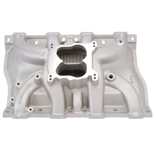 Edelbrock Performer Intake Manifold for 1968-1976 Cadillac 472-500, Satin Finish