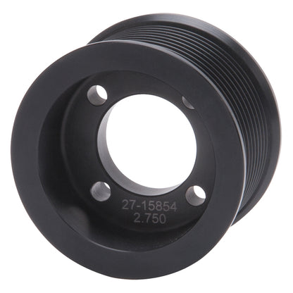 Edelbrock Competition Supercharger Pulley 2.750 in. 10-Rib Black Anodized