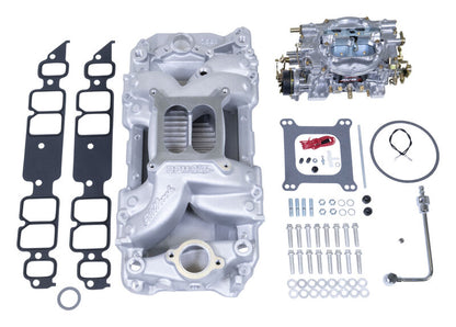 Edelbrock Single-Quad Manifold and carb Kit for Big-Block Chevy Rectangular Port