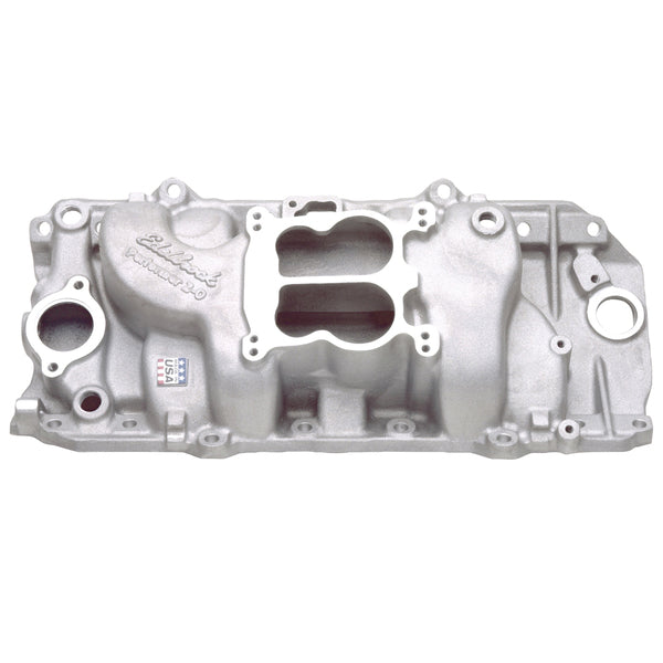 Edelbrock Performer 2-O Intake Manifold for 1965-90 Big-Block Chevy w/Oval Port Heads