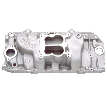 Edelbrock Performer 2-O Intake Manifold for 1965-90 Big-Block Chevy w/Oval Port Heads