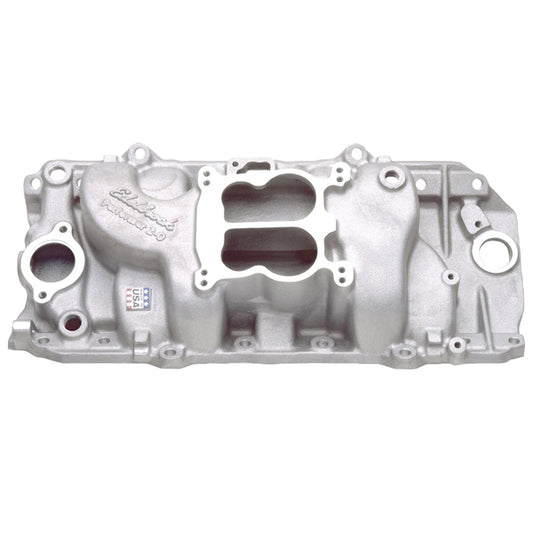 Edelbrock Performer 2-O Intake Manifold for 1965-90 Big-Block Chevy w/Oval Port Heads