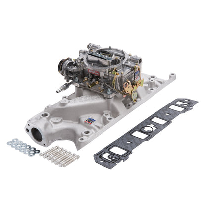 Edelbrock Single-Quad Manifold and carb Kit for Small-Block Ford 289-302