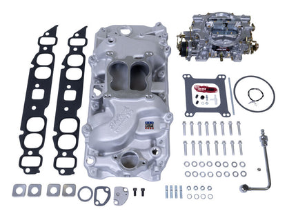 Edelbrock Single-Quad Manifold and carb Kit for Big-Block Chevy Oval Port