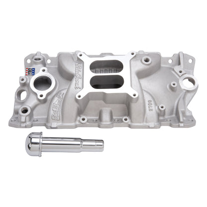 Edelbrock Performer EPS Intake Manifold w/ Oil Fill Tube for 1955-86 Small-Block Chevy