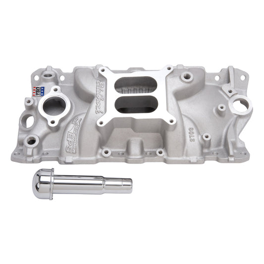 Edelbrock Performer EPS Intake Manifold w/ Oil Fill Tube for 1955-86 Small-Block Chevy