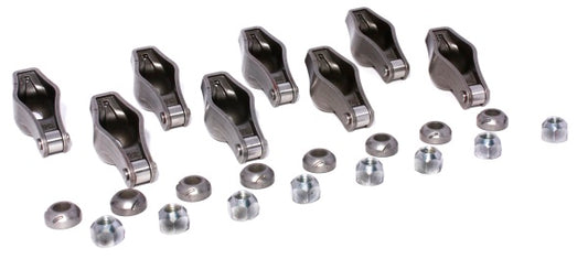Magnum Roller Rocker Arms for Ford; 3/8" Stud, 1.6 Ratio