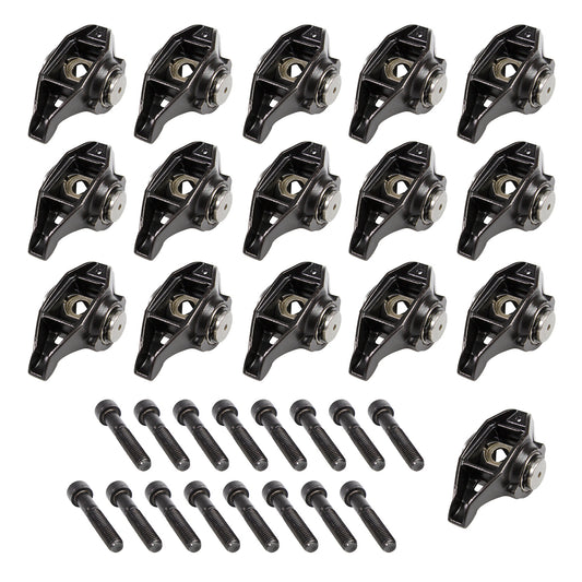 Trunnion-Upgraded 1.7 Ratio Rocker Arm for GM LS1 - Set of 16