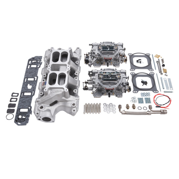 Edelbrock RPM Dual-Quad manifold and carb Kit for Small-Block Ford 289-302