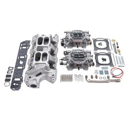 Edelbrock RPM Dual-Quad manifold and carb Kit for Small-Block Ford 289-302