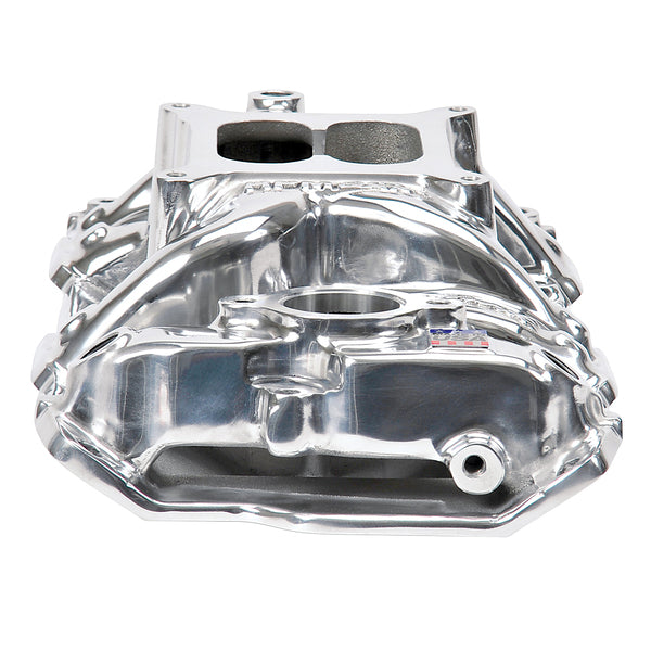 Edelbrock Performer RPM AIR-Gap Small Block Chevy Polished Intake Manifold