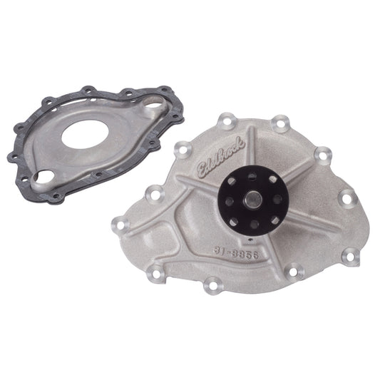 Edelbrock Water Pump for Pontiac, Standard Rotation in Satin Finish