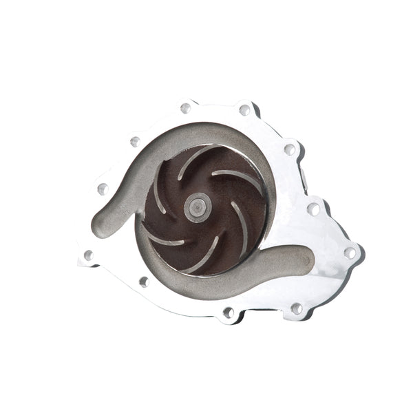 Edelbrock Water Pump for Pontiac, Standard Rotation in Black Finish