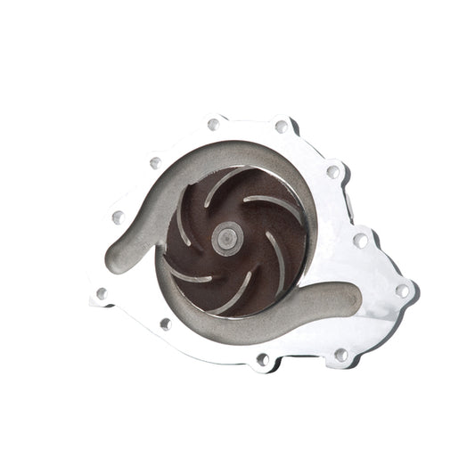 Edelbrock Water Pump for Pontiac, Standard Rotation in Black Finish