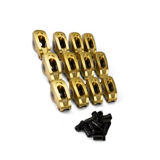 Ultra-Gold ARC Narrow Rocker with 1.5 Ratio for '88+ Chevrolet SBC with 3/8" Stud - Set of 12