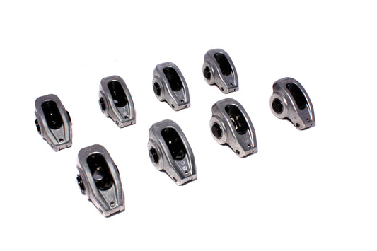 High Energy Die Cast Aluminum Roller Rocker Arms for Chevy; 7/16" Stud, 1.5 Ratio