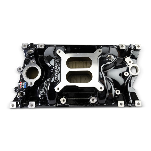 Edelbrock Edelbrock Perf EPS Manifold for Small-Block Chevy Vortec, Black Plasma Finish