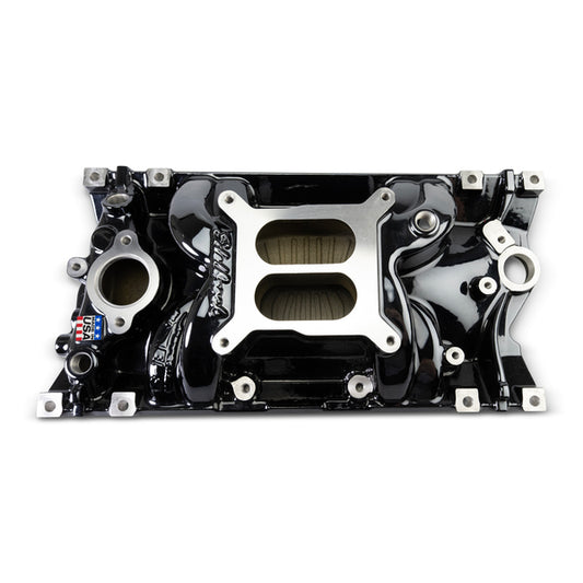 Edelbrock Edelbrock Perf EPS Manifold for Small-Block Chevy Vortec, Black Plasma Finish