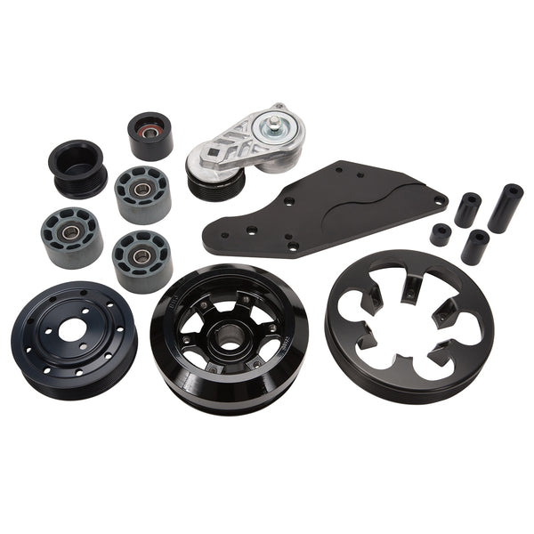 Edelbrock Belt Conversion Kit For 13-20 Ford Mustang GT Coyote 5.0L 8-Rib