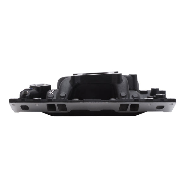Edelbrock Performer RPM AIR-GAP Small Block Chevy Vortec Black Intake Manifold