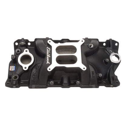 Edelbrock Performer EPS Intake Manifold for 1955-86 Small-Block Chevy, Black Finish