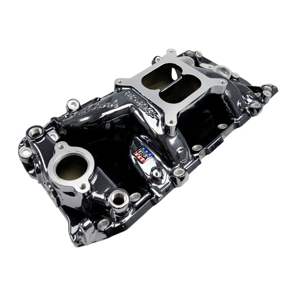Edelbrock RPM Air-Gap Intake Manifold for Big Block Chevy Oval Port w/Chrome Plasma finish