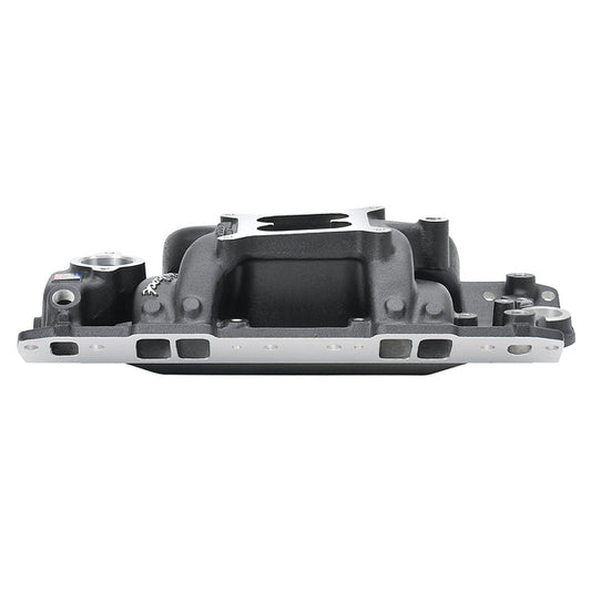 Edelbrock Performer RPM AIR-Gap Small Block Chevy Black Intake Manifold