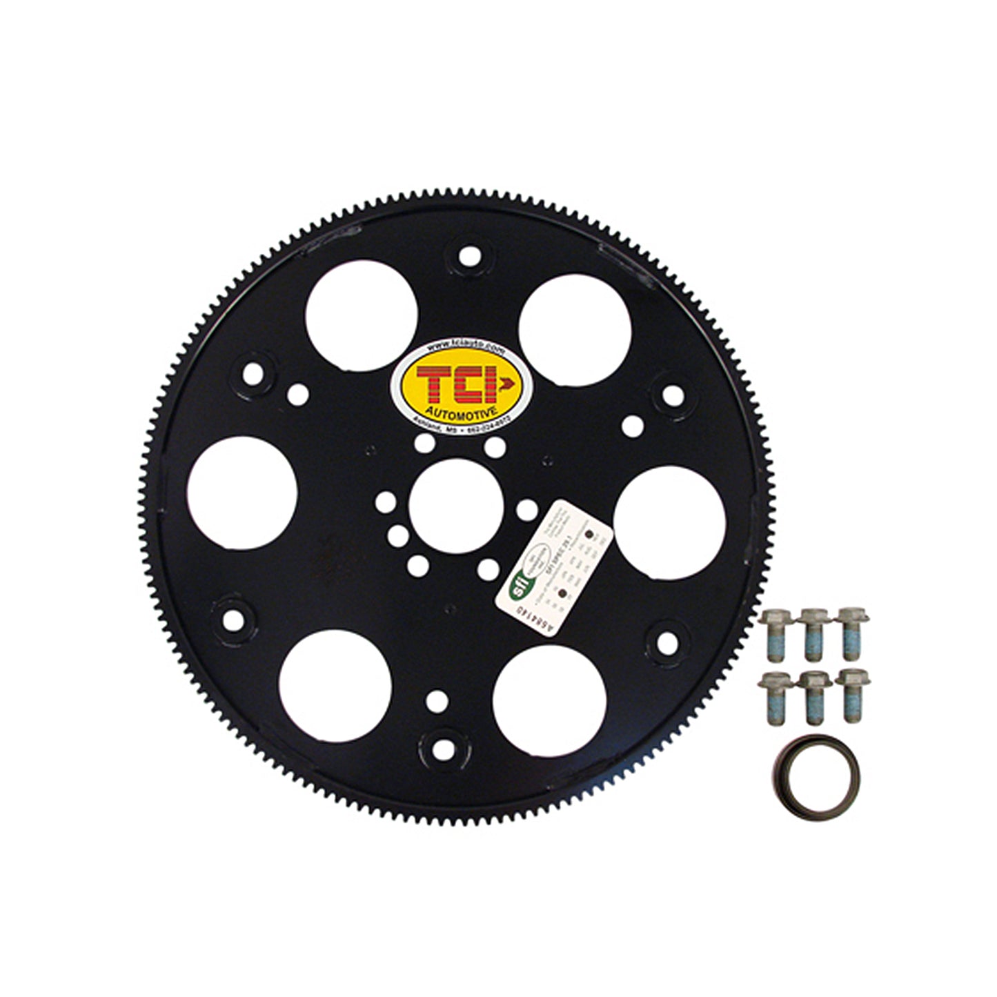 TCI Chevy LS Engine 6-bolt Crank SFI Flexplate 11.5" GM Pattern w-Pilot Ext