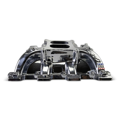 Edelbrock Performer RPM Small Block Chevy LS1 Intake Manifold Only, Chrome Plasma finish