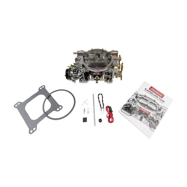 Edelbrock AVS2 Carburetor 650 CFM w/ Electric Choke, Chrome Plasma Finish