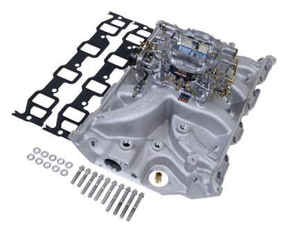 Edelbrock Single-Quad Manifold and carb Kit for Big-Block Ford FE