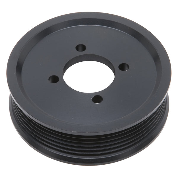 Edelbrock Competition Supercharger Pulley 3.75 in. 6-Rib, Black Anodized