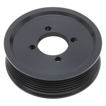 Edelbrock Competition Supercharger Pulley 3.75 in. 6-Rib, Black Anodized