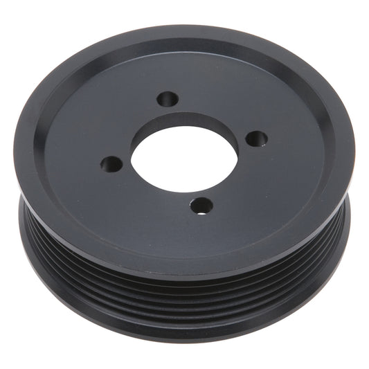 Edelbrock Competition Supercharger Pulley 3.75 in. 6-Rib, Black Anodized