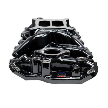 Edelbrock Performer EPS Intake Manifold for 55-86 Small-Block Chevy w/ Black plasma Finish