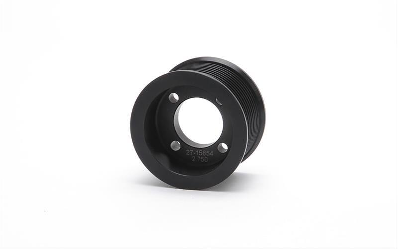 Edelbrock Competition Supercharger Pulley 2.625 in. 10-Rib Black Anodized